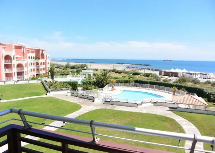 Apartamento T2 Avec Terrasse Et Vue à 50m De La Plage, Résidence Avec Piscine - Fr-1-607-11 *