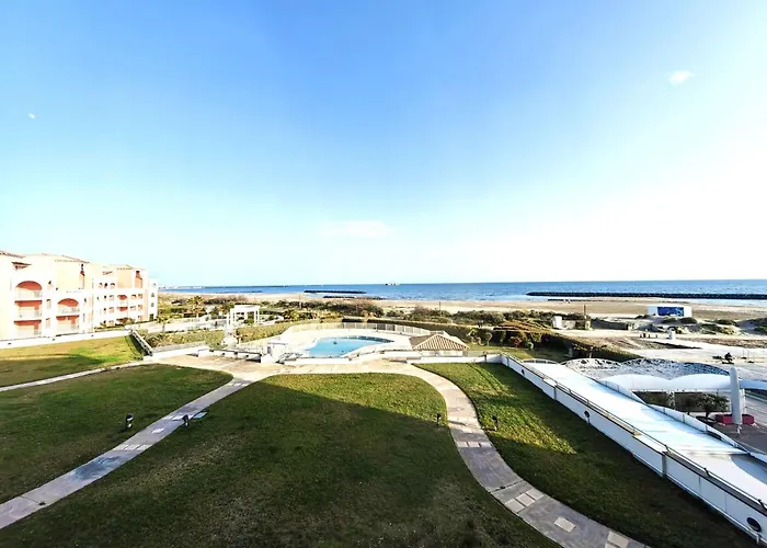 Apartamento T2 Avec Terrasse Et Vue à 50m De La Plage, Résidence Avec Piscine - Fr-1-607-11 Agde